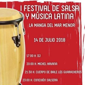 Actuación Cía. «Los Guaracheros» en Festival de la Salsa y música latina en La Manga. Murcia